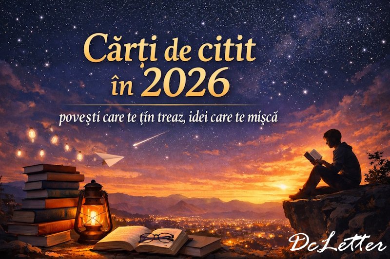 Cărți de citit în 2026: povești care te țin treaz, idei care te mișcă