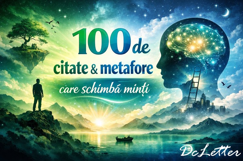 🧠 100 de citate & metafore care schimbă minți